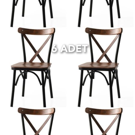 Mutfak Sandalye Cafe Sandalye Salon Sandalye Çapraz Tonet Sandalye