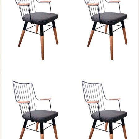 Mutfak Sandalyesi Cafe Sandalyesi Salon Sandalyesi Restoran Sandalyesi Ahşap Ayak Sandalye