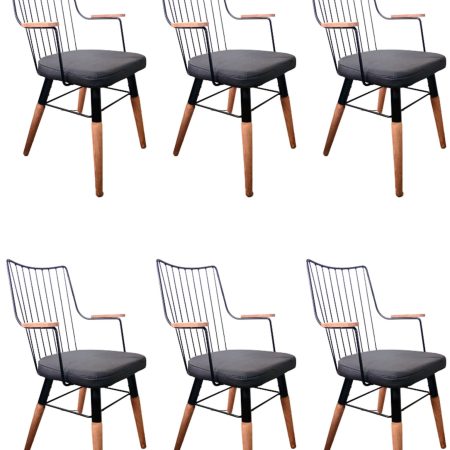 Mutfak Sandalyesi Cafe Sandalyesi Salon Sandalyesi Restoran Sandalyesi Ahşap Ayak Sandalye